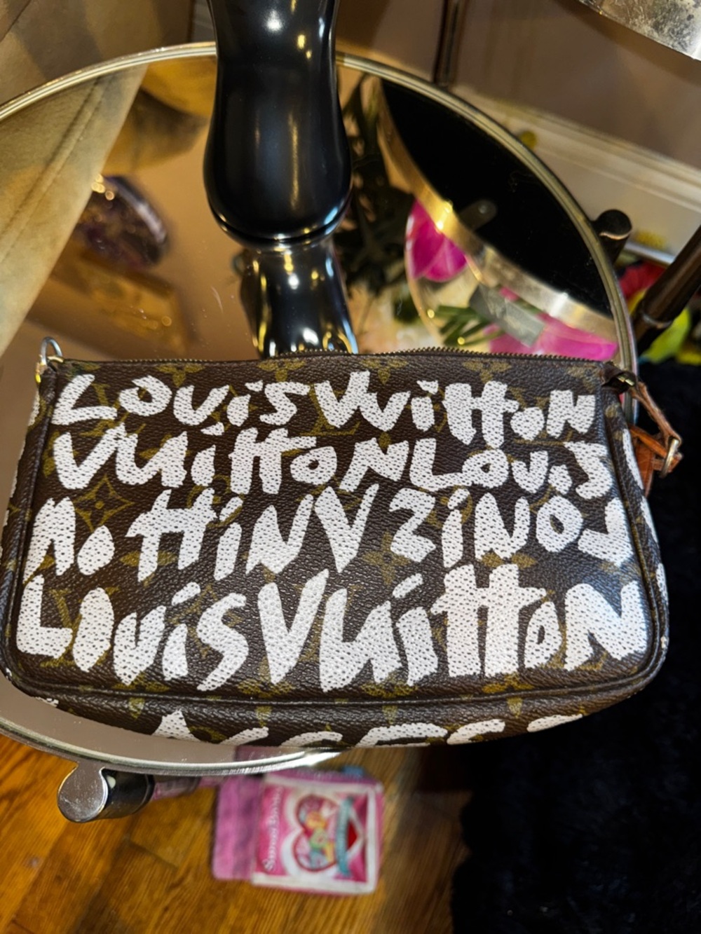 Louis Vuitton Graffiti Stephen Sprouse Pochette Pouch - DIY Projects Rehab